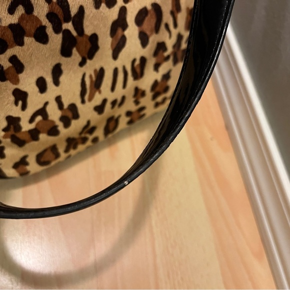 Alfani Leopard Calf Hair Shoulder Bag - Picture 11 of 16